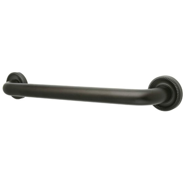 Kingston Brass DR914125 Designer Trimscape Camelon 12-Inch Grab Bar, Oil Rubbed Bronze