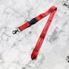 Desert Cactus The University of Tampa Lanyard Spartans Car Keys ID Badge Holder Keychain Detachable Breakaway Snap Buckle (Red)