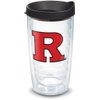 Tervis Made in USA Double Walled Rutgers University Scarlet Knights Insulated Tumbler Cup Keeps Drinks Cold & Hot, 16oz, Primary Logo