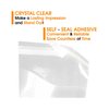 LUXURNIA-(1000) Sleeves Pack Reusable Clear Poly Bag WITH Suffocating Warning - Resealable- Great For Packaging, Clothing, Artwork, Documents & MORE (11x14 Inch (Pack of 1000))