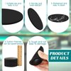 Haull 50 Pcs Billiard Pool Table Leg Shims 3" Diameter Rubber Pool Table Leveler Pool Table Shims Pool Table Foot Pads