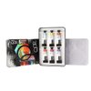 QoR High Chroma 6 Set by GOLDEN, 6 x 5 ml tubes, Professional Watercolor Paint Set