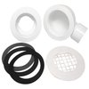 Mustee 82.400A Drain Assembly for Shower Floor,White