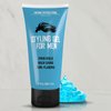 Hair Gel for Men Strong Hold - Mens Hair Gel Extra Strength - Styling Gel for Hair Clear Hair Gel - Firm Hold Gel Hair High Shine Non-Flaking Curly Hair Gel (10oz)