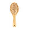 Generic Natural Bamboo Hair Brush, Wooden Brush For Detangling and Massaging., Beige