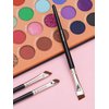 TEOYALL Angled Eyeliner Brushes Set, 3 PCS Ultra Thin Slanted Angled Eyebrow Brush Precision Defined Brushes (3 Angled Eyeliner Brushes)