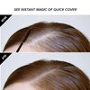 RED by Kiss Quick Cover Root Touch Up Mascara Water-Resistant Temporary Gray Concealer Cover Up Brush for Hair and Beard (Medium Brown)