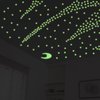 Glow in The Dark Stars for Ceiling - 205PCS Stars & 1 Moon for Kids Bedroom, Baby Room Nursery - Safe, Removable & Reusable