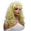 Aimole Long Curly Wigs Synthetic Heat Resistant Hair Cosplay Women Wig (613 Blonde)