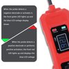 Lqito Multifunctional Car Circuit Tester Component Activation Electrical Tester 6-24V/3.5-36V AC/DC Car Power Tester Digital Display Short Circuit Finder for Continuity Testing Red