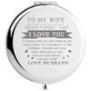 Peayale Wife Birthday Gifts Ideas for Anniversary Christmas Valentines Day, Travel Mirror for Women (How Special Wife)