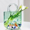 Z-synka 120 Pieces Floating NO Hole Pearls and 500 Pieces Transparent Beads,Pearl Beads Cream White Floating Beads for Vases Floating Candles Home Weddings Table Centerpieces Party Decor