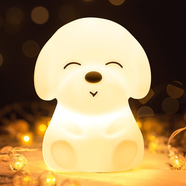 Mubarek Cute Night Light for Kids Lamp, 16 Colors & Soft Silicone Kids Night Light Lamp,Dimmable+Rechargeable Toddler Night Light for Baby Nursery, Timer Baby Night Lights for Nursery Night Light Kids