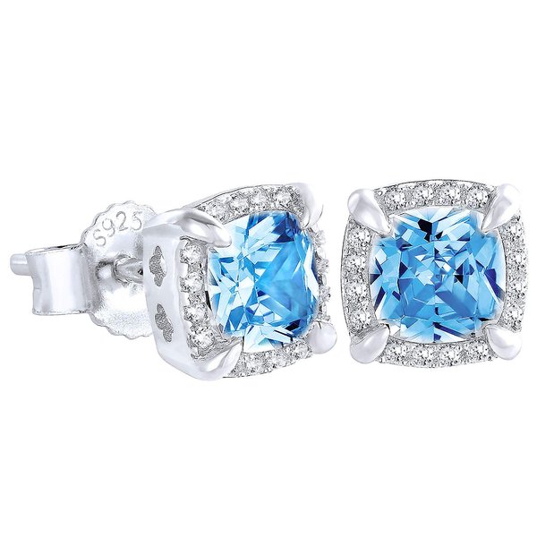 KRKC&CO Gold Earrings for Men&Women, 14K/White Gold Stud Earrings, Iced Out Earrings, Silver Sterling, Hypoallergenic, 5A CZ Stones Men&Womens Earrings