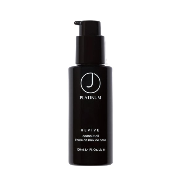 J Beverly Hills Platinum Revive Hair Oil with Argan Oil for Heat Protection, 3.4 Oz