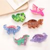 Funny Ankylosaur Dinosaur Hair Clip,Acrylic Claw Clip for Women,Women Hair Accessories,Purple
