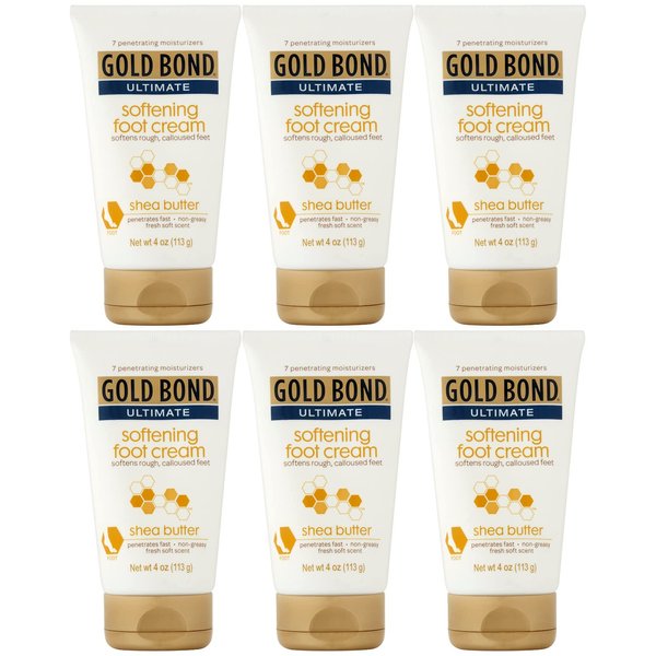 Gold Bond Triple Action Foot Cream, 6 Count