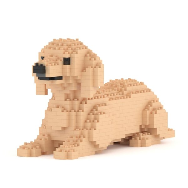 JEKCA Dachshund 04S-M03 | Plastic Building Blocks | Age 14+
