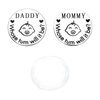 Funny New Parent Decision Coin, New Parents Gift for Couples New Mom and Dad Gifts First Time Fun Baby Pocket Hug Token Double-Sided Flip Coin for Women Men Decision Making Pregnancy (1pc)