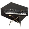 Seawoo Miniature Electronic Organ with Case Mini Musical Instrument Mini Electronic Keyboard Miniature Dollhouse Model Electone Christmas Ornament (5.51"x1.79"x3.72")