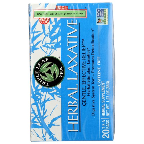 TRIPLE LEAF Herbalax Tea Bags, 20 CT