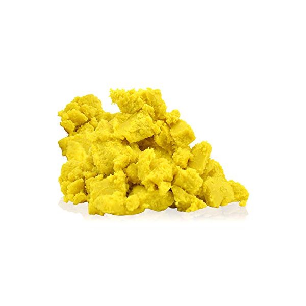 Goldstar Unrefined Smooth - African, Raw, Pure - Use Alone or in DIY Body Butters, Lotions, Soap, Eczema & Stretch Marks, Lotion Bars, Lip Balms and More (Ivory or Yellow) (1 Pound Yellow)