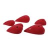 Atomik Rock Climbing Holds Set of 5 Medium Screw-On Hearts in Red