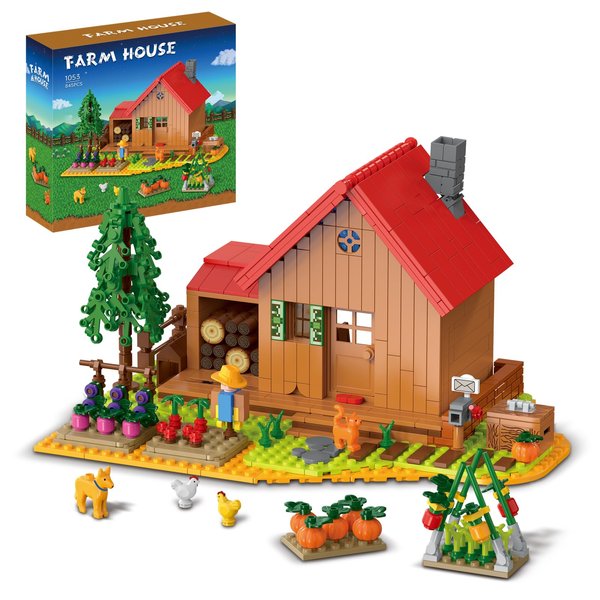 Stardew Farm Building Sets Compatible with Lego,Valley House Building Kit for Adults and Girls 8-14 Years 845 pcs