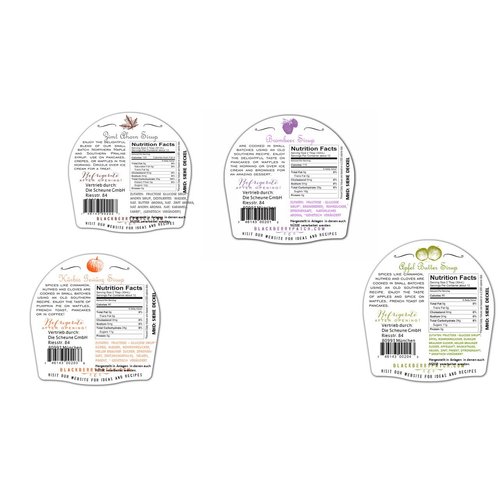 BLACKBERRY PATCH Cinnamon Maple Syrup, 12 FZ