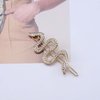 Iaceble Bohemia Crystal Hair Clip Barrette Gold Snake Hairpin Clip Metal Serpent Hair Barrette Sparkly Rhinestone Hairclips Pin Hair Accessories for Women and Girl Headdress (gold)