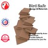 Bonka Bird Toys 2465 Pk24 Cardboard Squares Foot Talon Craft Part Bird Toys Conures Amazons Cockatiels and Similar