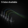 RUNCL Braided Fishing Line Merced, 8 Strands Braided Line - Proprietary Weaving Tech, Thin-Coating Tech, Stronger, Smoother - Fishing Line for Freshwater Saltwater (Blue, 80LB(36.3kgs), 300yds)