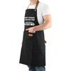 VIISPIRIT Father's Day Gifts for Dad, Funny Men Apron with 3 Tool Pockets Adjustable Neck Strap, Waterproof, Valentine's Gifts from Wife for Husband, Friends, Birthday Gifts, BBQ Cooking Chef Apron