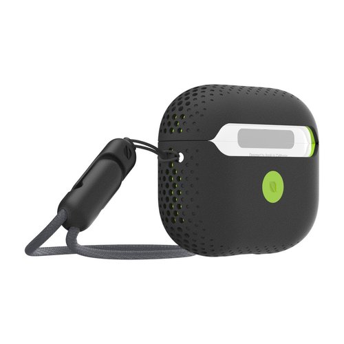 Incase Reform Sport Case for AirPods 3rd Generation – Durable Dual-Layer Protection with Textured Grip, Scratch-Resistant Finish & Precision Fit for Active Everyday Use – Black Volt