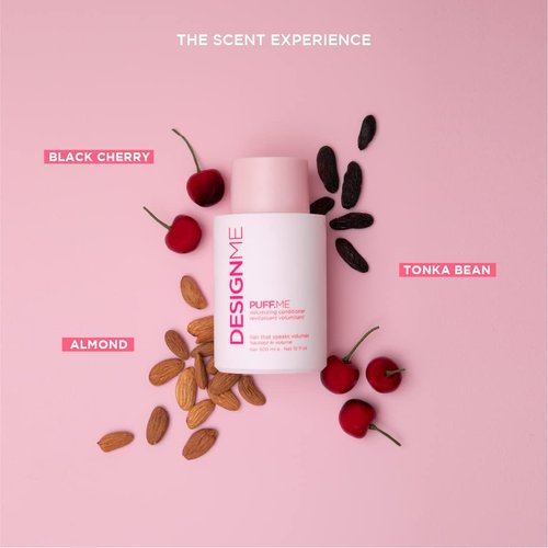 PUFF.ME Volumizing Conditioner by DESIGNME | Hydrating, Adds Volume, Body and Shine for Thicker & Bouncier Hair | For Fine & Medium Hair | Boosts Shine | Vegan, Color-Safe, Paraben & Sulfate Free