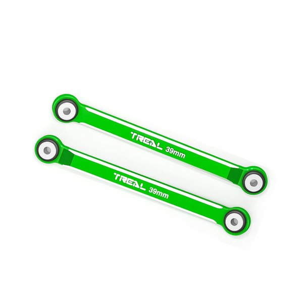 TREAL SCX24 Upper 2 Links （4 Links Conversion） 39mm Alu#7075 for Axial SCX24 C10 Bronco Gladiator 1/24 Scale Trucks (Green)