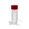 OnFireGuy Coin Capsule Storage Tube & 20 Air-Tite A16 Direct Fit Coin Holders for 1/10oz Gold Eagles (Red Cap Lid)
