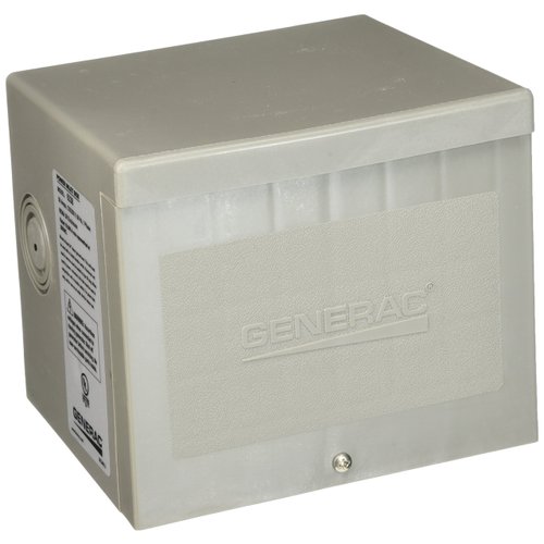 Generac 6338 50-Amp 125/250-Volt Raintight Power Inlet Box - Secure Outdoor Generator Connection