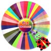 3Dgenius 36 Colors 3D Pen Filament 1.75mm PLA, Each Color 10 Feet, Total 360 Feet 3D Pen Filament Refills 3D Printing Pen Refills with High-Precision Diameter Not Compatible with 3Doodler Pen