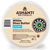Ashanti Naturals White Chunky Raw Shea Butter | Unrefined African Shea Butter from Ghana | 100% Natural Moisturizer, No Additives - 10 oz