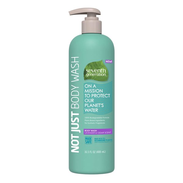 Seventh Generation Body Wash Lavender and Cedarwood scent 16.5 OZ