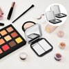 KALLORY Makeup Pallet Magnetic Travel Containers Eyeshadow Palettes 2pcs Empty Eyeshadow empty eyeshadow empty makeup makeup Makeup Empty Empty Eyeshadow Containers Makeup Pallet Black Eyeshadow