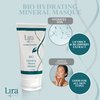 Lira Clinical BIO Hydrating Mineral Masque - Intense Nourishing Mineral Facial Mask with Hyaluronic Acid, Vitamin C & Green Tea - Anti-acne, Anti-Aging For All Skin Types - 2 fl oz