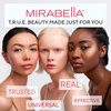 Mirabella Sculpt Duo Powder Bronzer & Contour Palette, Blendable, Lightweight Mineral Bronzer and Contour Makeup Powders Offer Flawless, Buildable Color in Matte & Glowy Shades, Lovestruck/Destiny