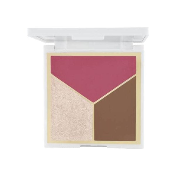 METREY I belong In Your Purse Cheek Blusher Higlighter Bronzer Palette (Magic Paradise-01)