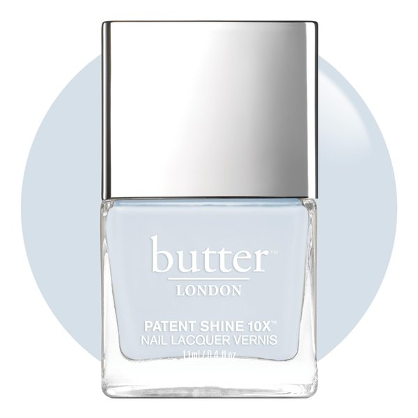 butter LONDON, Patent Shine 10X Nail Lacquer Candy Floss, 0.4 Ounce