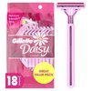 Gillette Daisy Classic Womens Disposable Razor, 18 Count