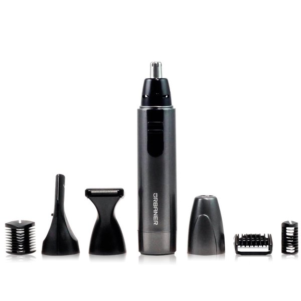 URBANER Beard Trimmer for Men, Waterproof Grooming Kit, Portable Nose and Ear Hair Clippers, 6 Pieces Set, Battery Included, Christmas Gift, Stocking Stuffers, MB-980