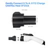 AplysiaTech J1772 EV Charger to Tesla Charging Adapter, 80A/240 VAC, SAE J1772 Charging to Tesla Charging Adapter, Fit for Model 3, Y, S, X (Only for Tesla Owners)
