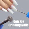 Sanding Disc Nail Drill Bits for Acrylic Nails Electric Nail Drill Bit Cuticle Drill Bits for Nails Foot Callus Remover Manicure Pedicure Supplies Nail Bits for Nail Drill Grinding Head Nail Art Tools